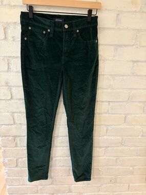 J. Crew 9” High Rise Toothpick Jeans
(B2)